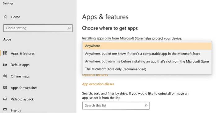 3 Ways to fix “Choose where to get apps” grayed-out options in windows 10