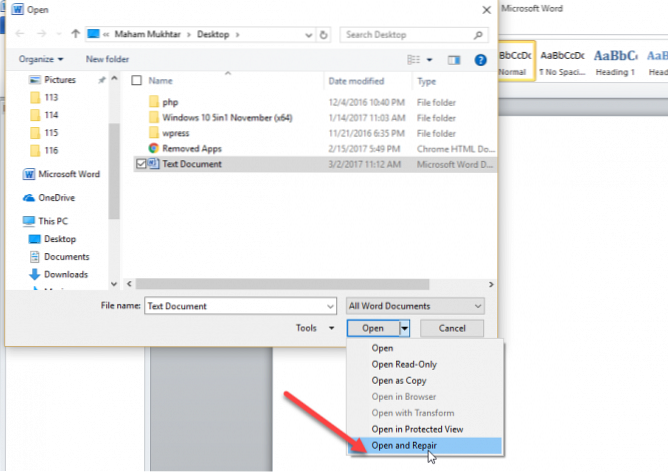 3 Ways To Repair and Recover Corrupted Microsoft Word Files