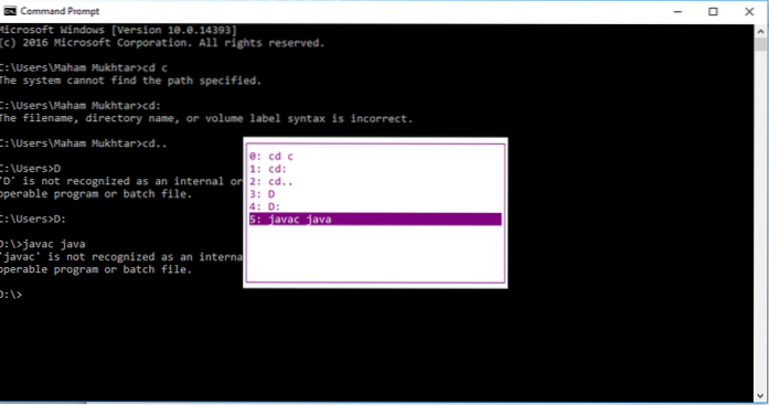 3 Möglichkeiten zum Anzeigen des Eingabeaufforderungsverlaufs in Windows