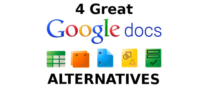 4 alternative minunate Google Docs