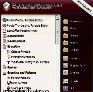 4 Great Places to Find And Download Portable Applications