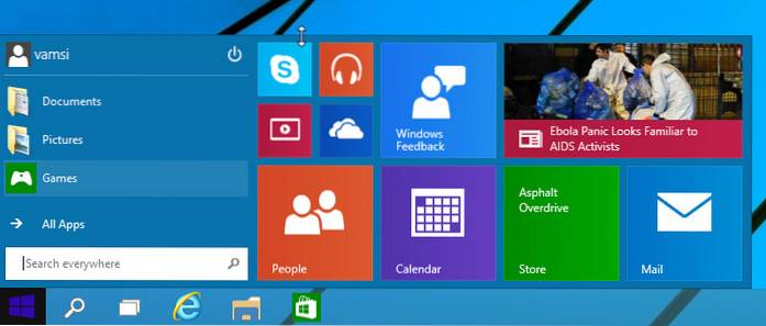 4 enkle måder at tilpasse startmenuen til Windows 10 på