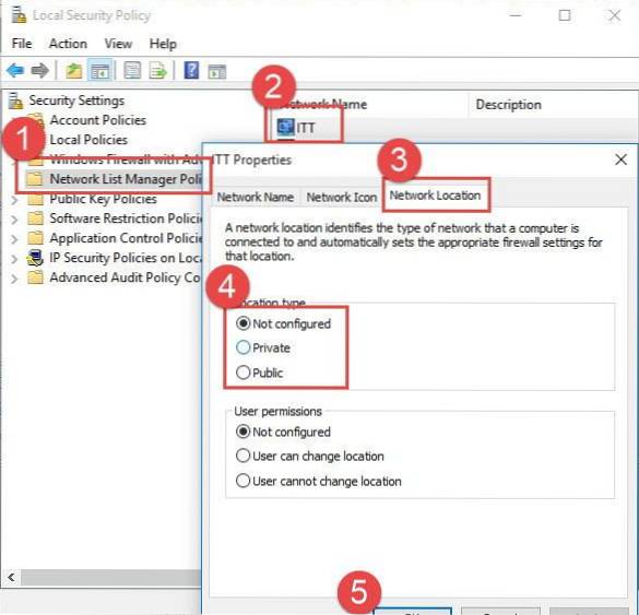 4 modi per modificare il tipo di rete in Windows 10 (pubblico, privato o dominio)