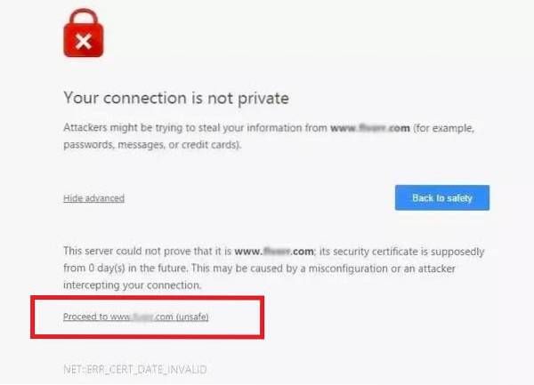 4 måder at rette din forbindelse på er ikke privat Google Chrome-fejl