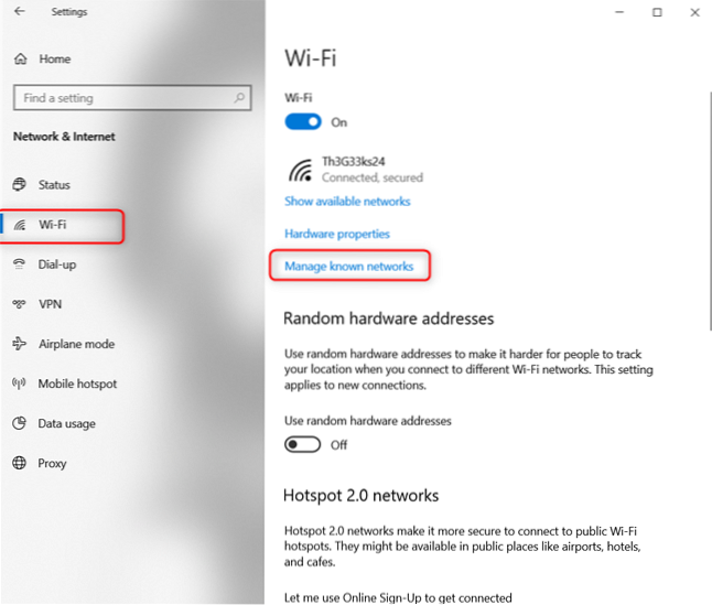 4 manieren om opgeslagen wifi-netwerken in Windows 10 te vergeten