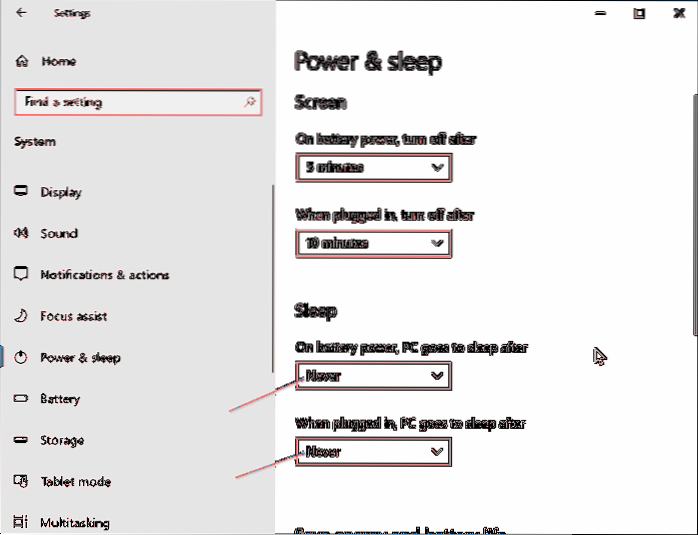 4 způsoby, jak zabránit spánkovému režimu Windows 10