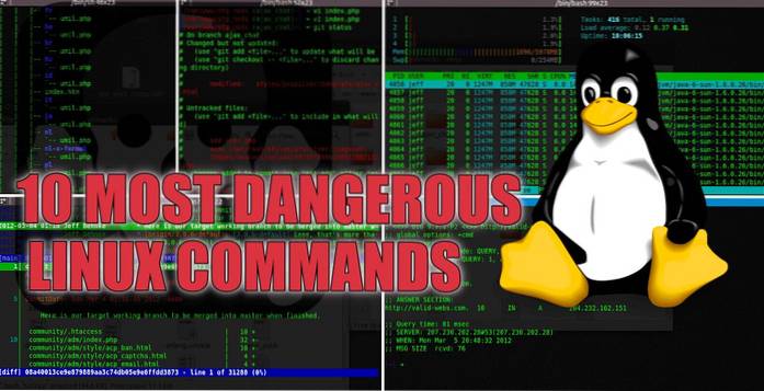 5 smrtelných příkazů Linuxu, které byste nikdy neměli spouštět