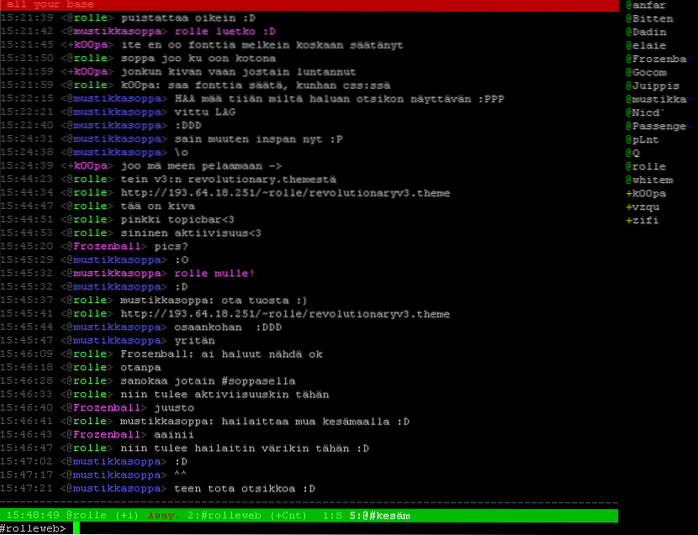 5 mari clienți IRC pentru Linux