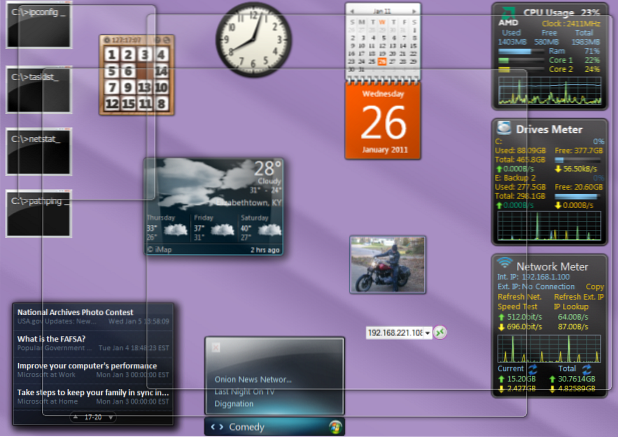 5 System Info Gadgets For Windows 7