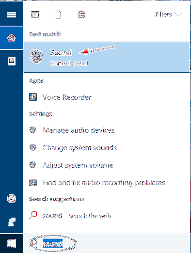 6 Ways to Open Sound Settings In Windows 10