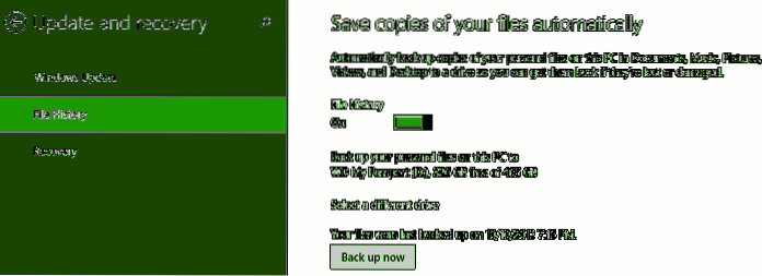 Uno sguardo dettagliato a Windows 8.1 Aggiornamento e ripristino