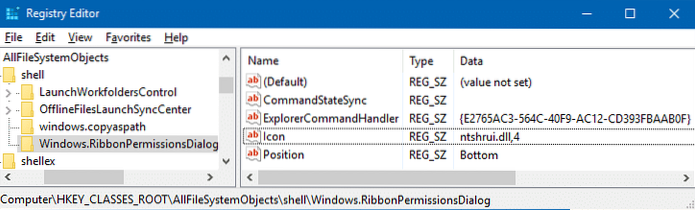 Access the Advanced Security Permissions Page via Right-click Menu in Windows 10