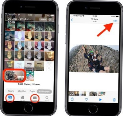add filter to video iphone