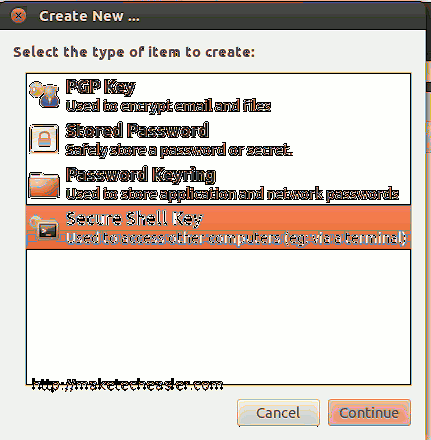 Eine einfachere Möglichkeit, einen öffentlichen / privaten SSH-Schlüssel über eine GUI zu generieren [Linux]