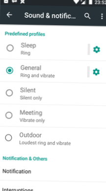 android sound profiles