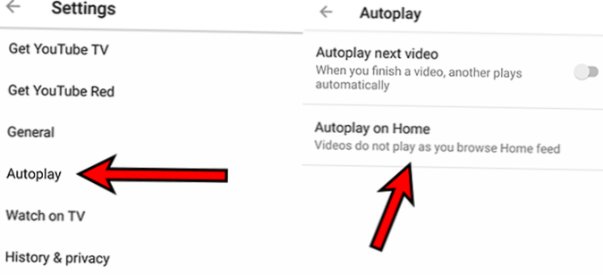 Android youtube deaktiver autoplay