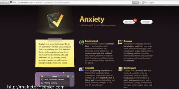 Anxiety A lightweight To-Do App For Mac