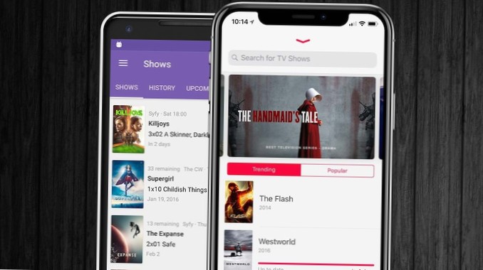 aplikace pro sledování televizních pořadů reddit