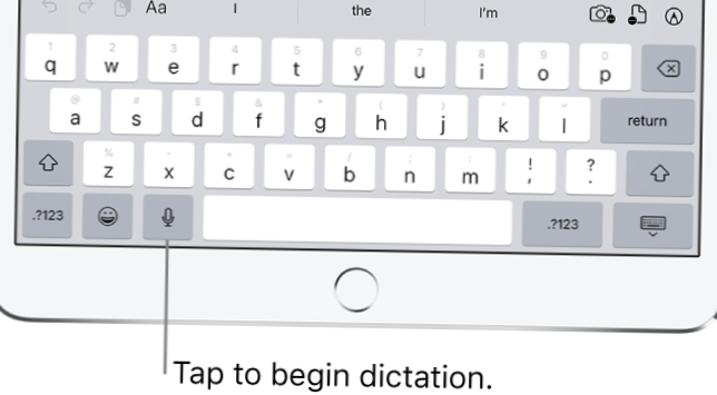 apple dictation app