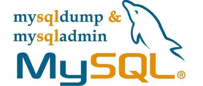 Backup and Manage MySQL Databases from the Command Lines