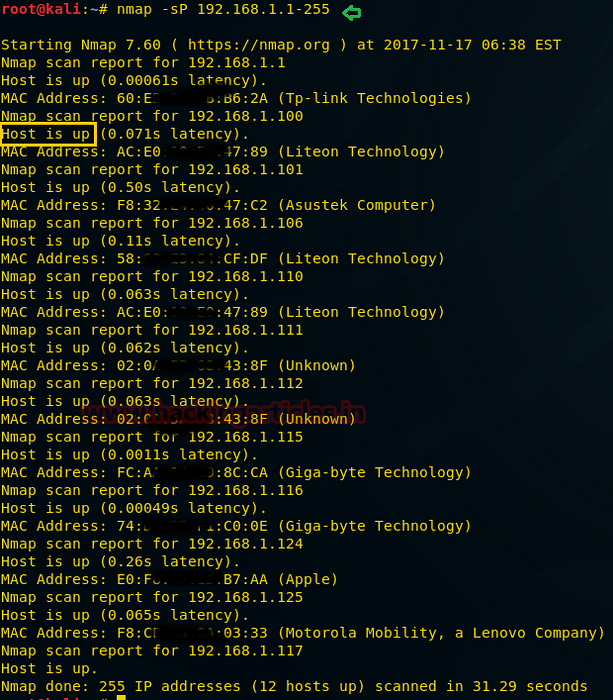 Begyndervejledning til brug af nmap