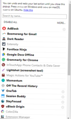 melhor gerenciador de extensão do Chrome