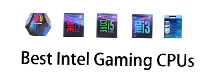 Bedste Intel CPU til spil i 2021 (Købsvejledning til anmeldelser)
