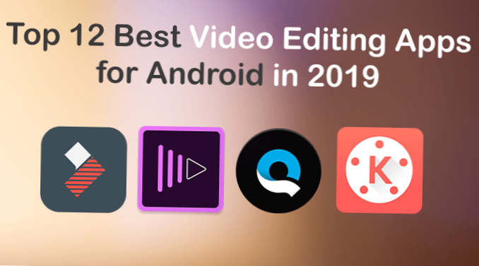 Melhor editor de vídeo para Android