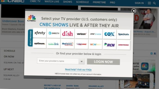 Meilleur VPN pour CNBC Comment regarder depuis l'extérieur des États-Unis