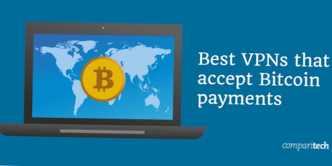 Bedste VPN til at betale med Bitcoin i 2021