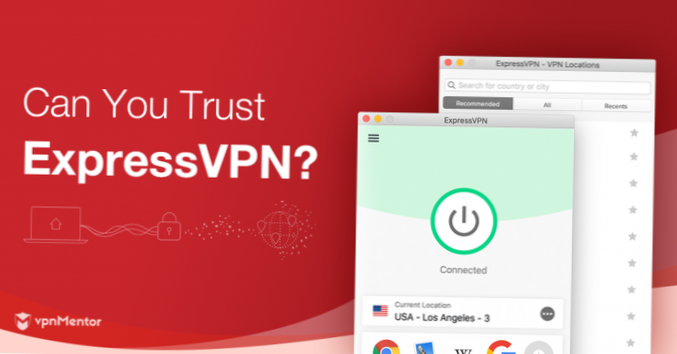 O ExpressVPN pode ser confiável?