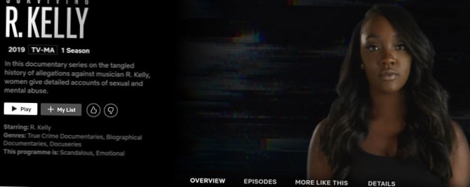 Kannst du Surviving R beobachten?. Kelly-Serie auf Netflix von überall