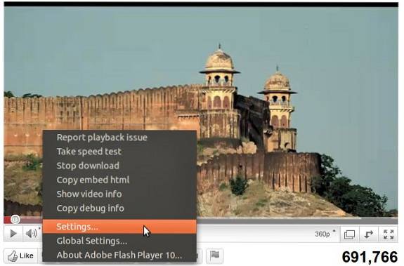 Impossibile riprodurre video di YouTube a schermo intero in Ubuntu Maverick 10.10? Prova questa correzione!
