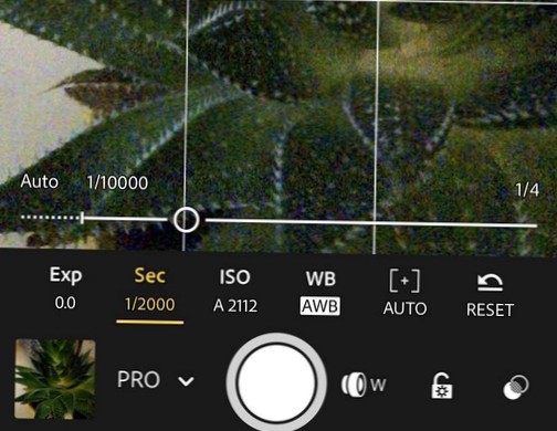 modificați timpul de expunere video iphone