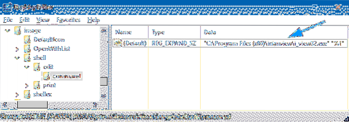 Change the Default Image Editor Linked to Edit command in Right-click Menu for Image Files