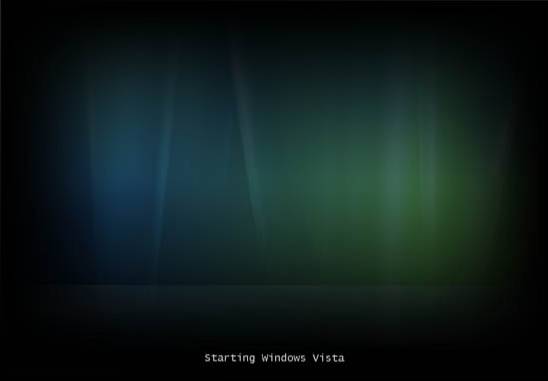 Endre grafikk for Vista-oppstartsskjermen