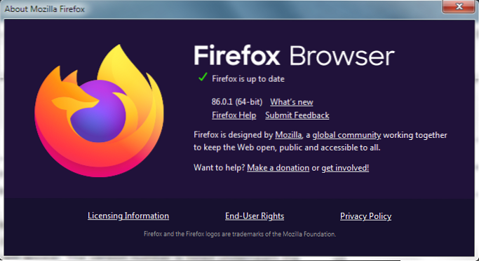 Check What Version Of Firefox Do You Have Installed On Your System