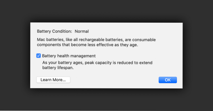 Controlla lo stato della batteria e migliorane la durata [Mac]