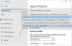 Choose Where to Get Apps Section in Windows 10 Settings is Greyed Out
