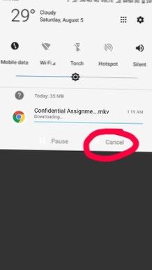 Chrome Download Benachrichtigung Android