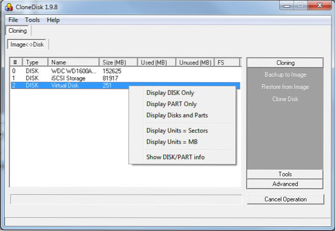 CloneDisk Backup, Clone, Format Or Partition Your Hard Drive Easily