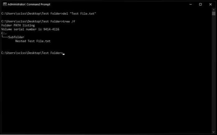 CMD Delete Folder Delete Files and Folders using Command Line
