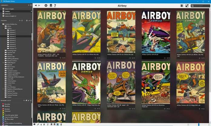 Comix Un útil lector de cómics para Linux