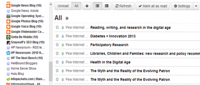 CommaFeed Alternativa Google Reader, která vypadá stejně jako Google Reader