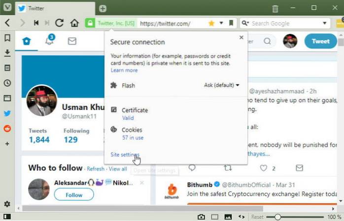 Deaktivieren Sie Push-Benachrichtigungen in Chrome, Firefox, Opera und Vivaldi vollständig