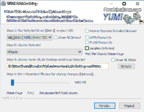 Maak een MultiBoot Linux USB-drive met YUMI