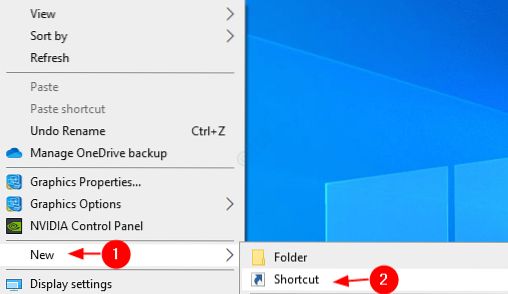 Opprett en snarvei for å åpne Microsoft Edge i privat modus