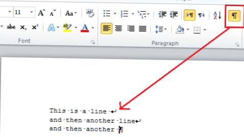 Ctrl entra no Word