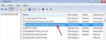 Desktop Window Manager Stopped Working Fix in Windows 10