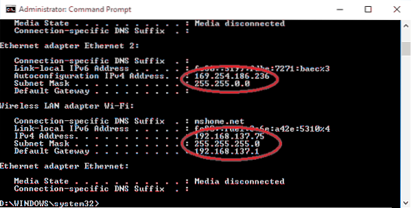 Diversi modi per trovare il tuo indirizzo IP in Windows